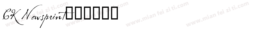 CK Newsprint字体转换